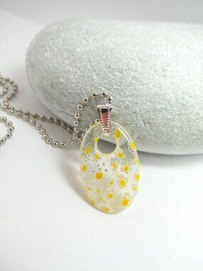 Millefiori pendant necklace